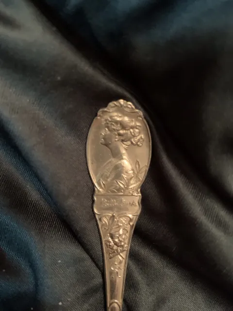 Vintage BILLY BURKE Colonial Silver Souvenir Collector Spoon