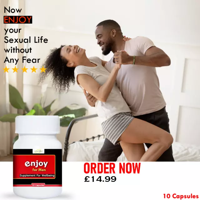 Enjoy Capsule für Männer | Stärke & Kraft | Schwäche bei Männern Musli Kräuter