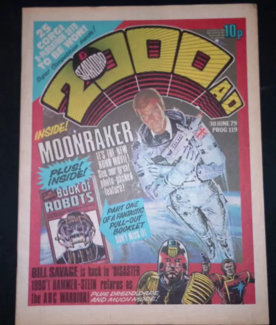 2000AD Prog #119 23rd Jun 1979 1st ABC Warriors F/VF-