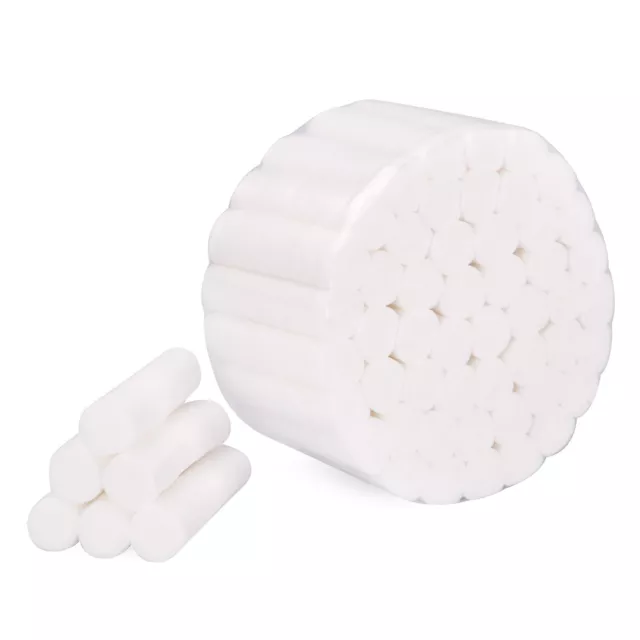 800 Dental Gauze Cotton Rolls, #2, High Absorbency Kids Nose Plugs Bleed