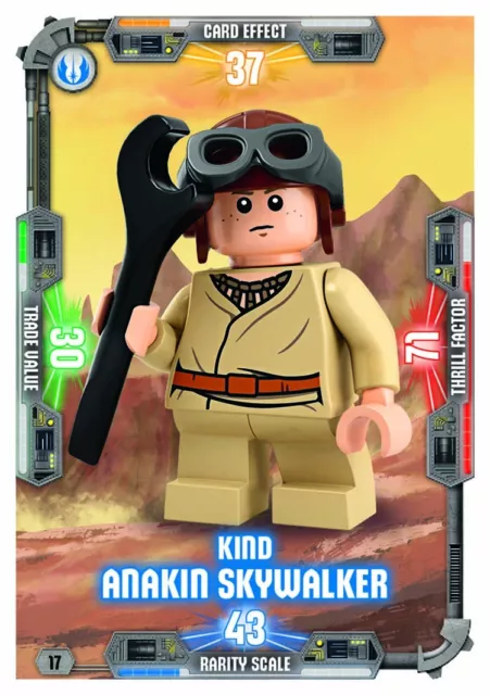 LEGO Star Wars Serie 3 Trading Card Nr. 17 - Kind Anakin Skywalker