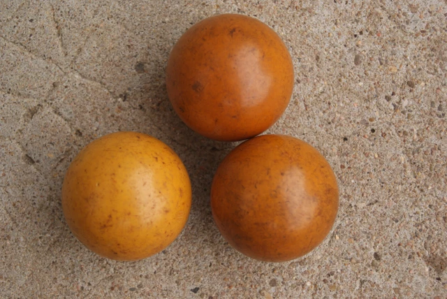 Lot De 3 Boules De Billard Napoléon III – Anciennes – Époque XIXe – Décoration