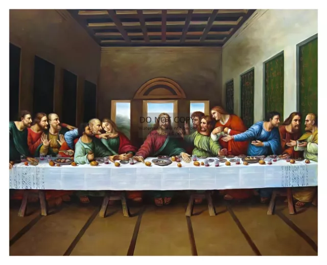 Jesus Christ The Last Supper By Leonardo Da Vinci Christian 8X10 Photo