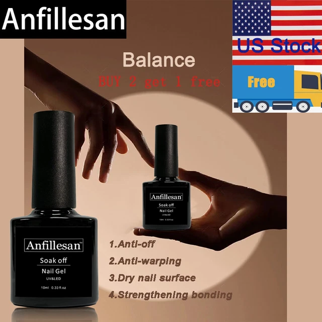 Esmalte de uñas Anfillesan Bond Aid 10 ml/0,33 oz agente equilibrador de pH gel uñas UV LED
