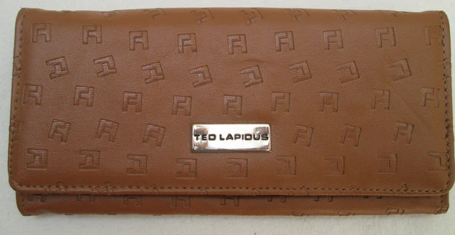 Portefeuille/porte-monnaie Jean Louis Scherrer – Similicuir Rouge, Occasion TBEG