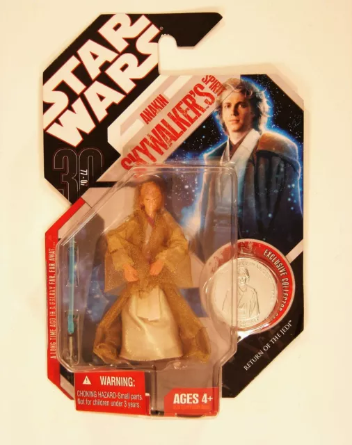 Hasbro Star Wars 30TH Anniversaire Anakin SKYWALKER'S Spirit Figurine W/Monnaie