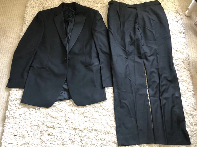 Magee giacca da uomo misto lana/smoking tuta 40S pantaloni 34 R (30,5)