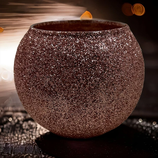Rosegold Glitter Vase Fall Decor Home Decor