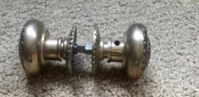 Solid Heavy Cast Brass Reproduction Eastlake Victorian Door Knobs