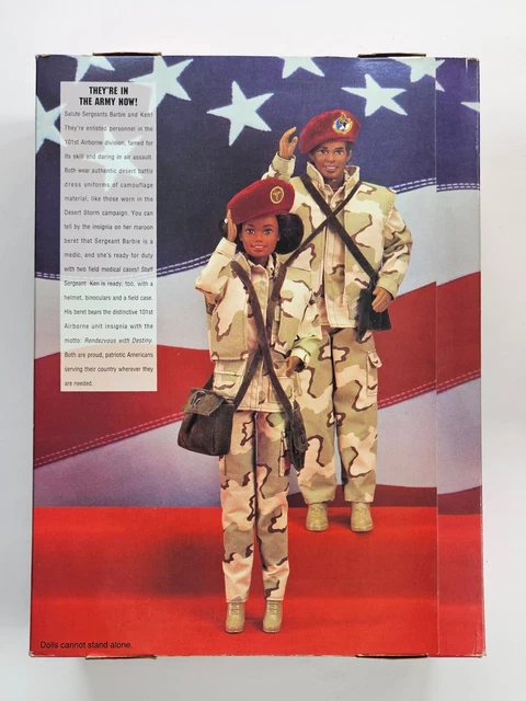 Mattel - Poupée Barbie Army Stars 'n Stripes Barbie e Ken... | Barnebys