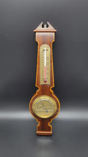 Vintage English Banjo Barometer, Retailed by B. Altman Co. New York