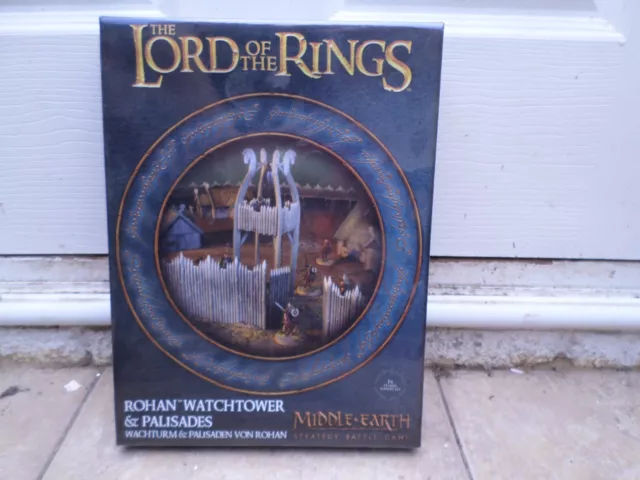 Middle-Earth Strategy Game: Rohan Watchtower & Palisades, Minatures Game