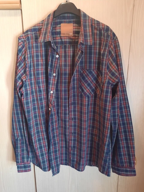 CAMICIA UOMO PIAZZA Italia TAGLIA XXL COLORE multicolore MANICA LUNGA EUR 8 00 PicClick IT