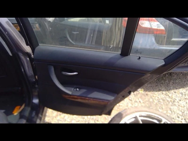 Black Leather Right Rear Door Trim Panel 51427217580 Fits 06-11 BMW 328I E90 OEM