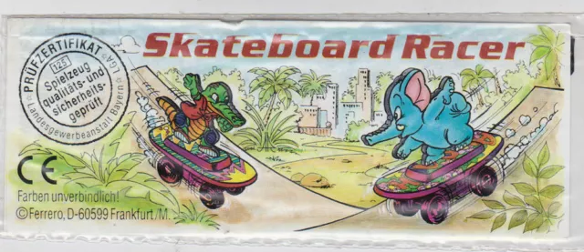 Ü Ei Kinder -  BPZ Satz "Skateboard Racer" in OVP