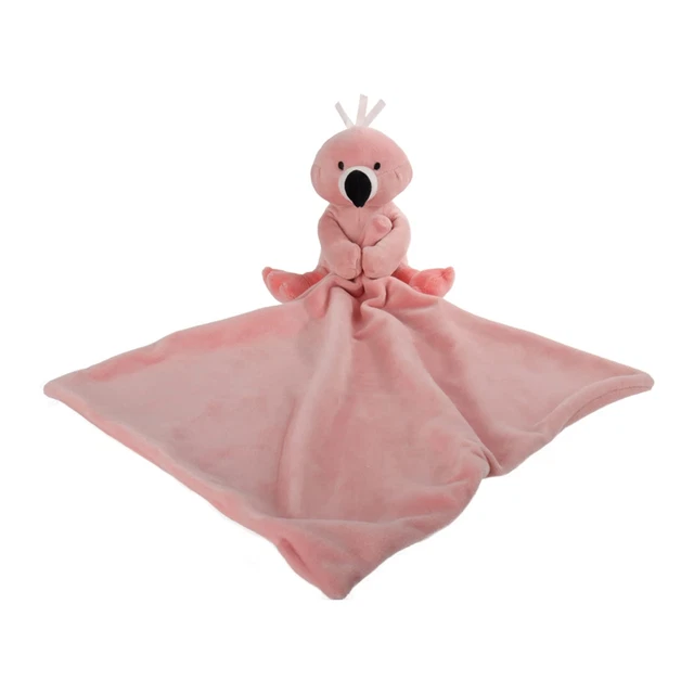 Manta de seguridad albaricoque cordero animales de peluche rosa flamenco guardería infantil