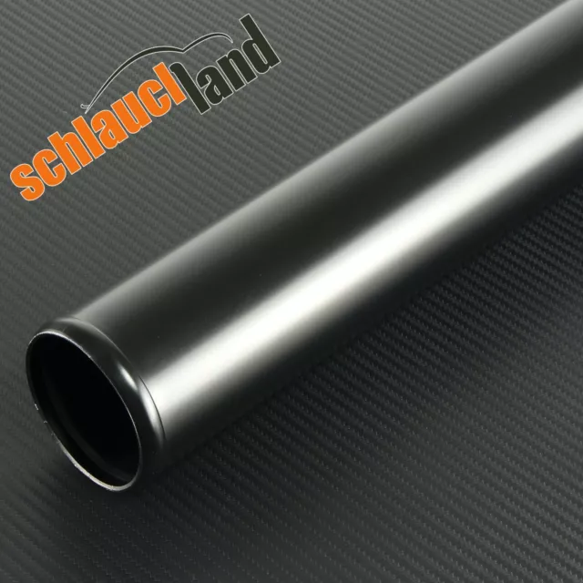 Alu-Rohr 60cm AD 51mm schwarz***Alurohr Aluminium aluminium pipe Verbinder Turbo