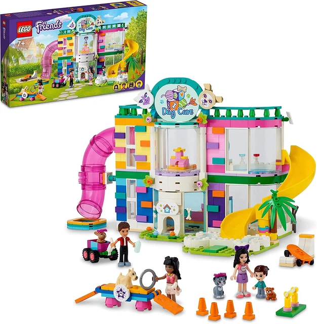 LEGO 41718 Friends Centre De Journée pour Animaux, Lot De Animaux De Jouet