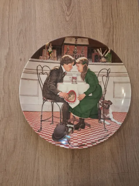 1981 Valentines Day Collector Plate Don Spaulding Knowles Americana Holidays Ltd