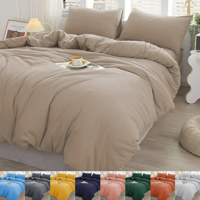 Lussuoso copripiumone reversibile singolo doppio king size copripiumone set biancheria da letto Regno Unito
