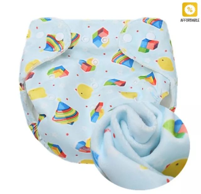 Washable Diaper Cover Baby Cloth Diaper Reusable Nappy Baby Newborn Diapers