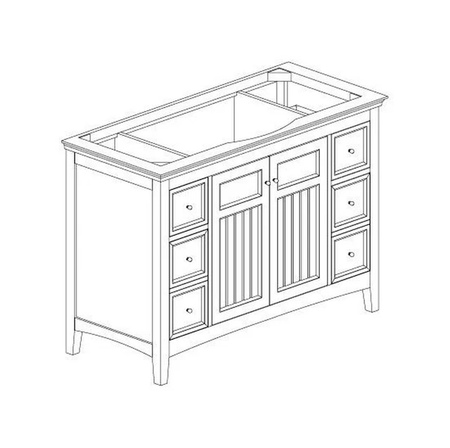 Mc Vicar's Lane - 34 Inch Vanity - Furniture - Vanity - 2499-BEL-4548879 -
