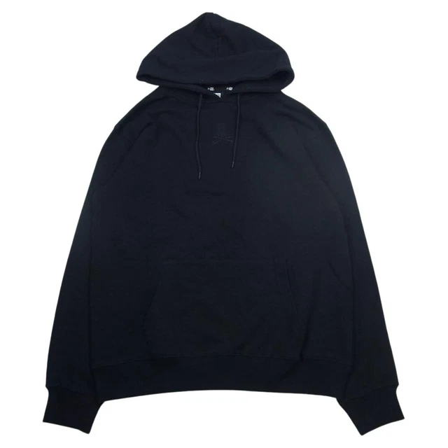 Mastermind Japan × NEW ERA Pullover Hoodie 22A Black Men L Chest 23.23 inch Used