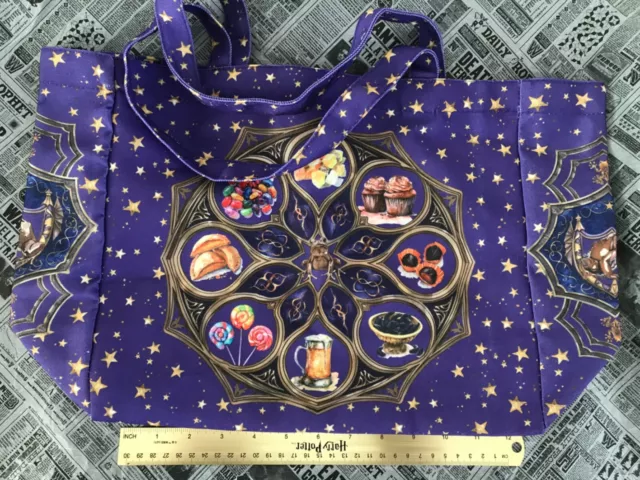 WIZARDING TRUNK HARRY potter honeydukes inspired canvas trick or treat bag 19.99 PicClick UK