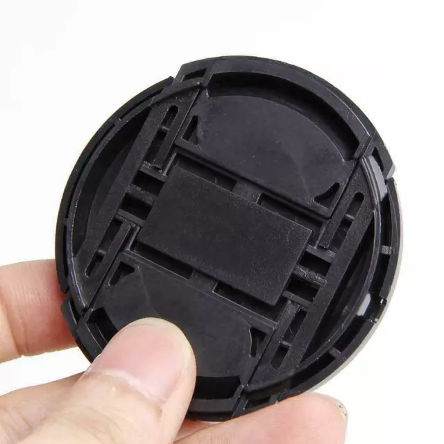 Portable 52mm Center Pinch Snap Front Lens Cap Cover Camera String New FA Hot V5