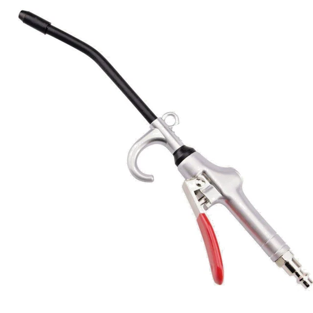Pistola Soffiaggio Aria Compressa Attacco Rapido 1/4&amp;quot Compressore Canna Corta 110mm 11cm 4Nsa
