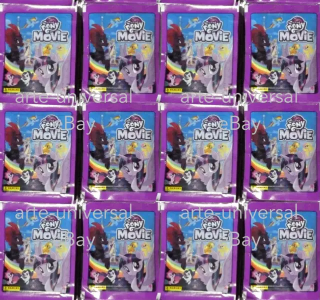 50 PACKS (250 stickers) My Little Pony The Movie Panini Sticker Collection