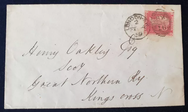 Great Britain Cover Penny Red Selection Letters PL #7434