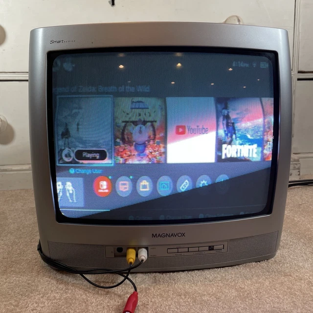 MAGNAVOX SMART SERIES 14" CRT TV Retro Gaming Vintage Television £65.00