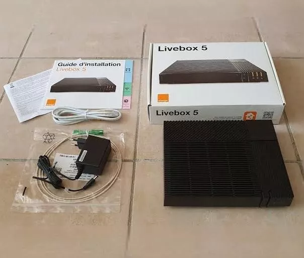 Livebox 5 Orange MODEM FIBRE COMPLET  Neuve