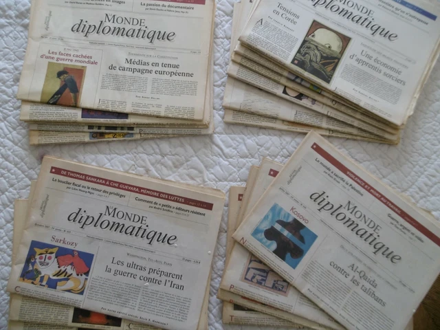 JOURNAL LE MONDE Diplomatique - Lot De 19 Journal Le Monde Diplomatique