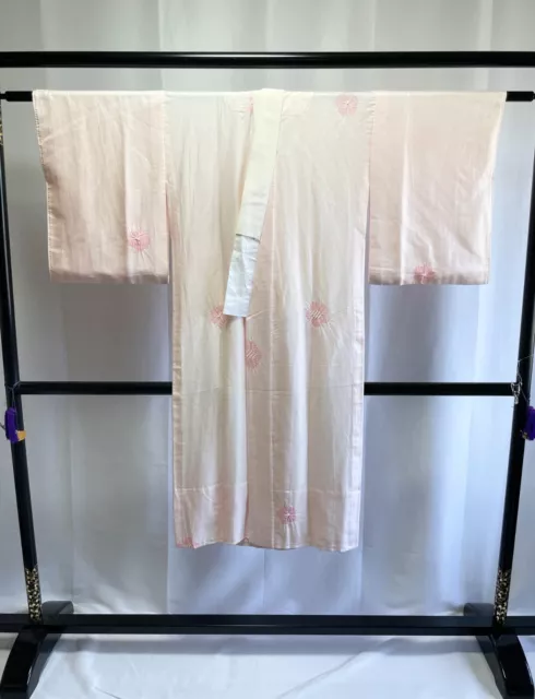 Vintage Japanese Juban kimono - Women's NagaJuban Kimono Robe