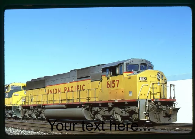 t635 Orig Slide Union Pacific 6157 SD60M in CA on 5-96
