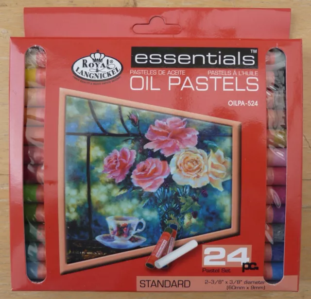 Pasteles al aceite esenciales reales y langnickel x 24 en caja