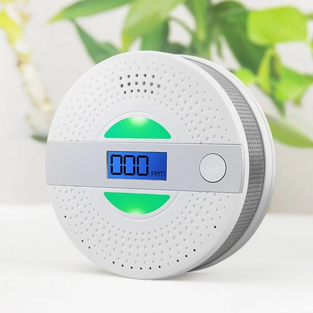 Detector de alarma de seguridad Co detector de sensación de humo dos en uno