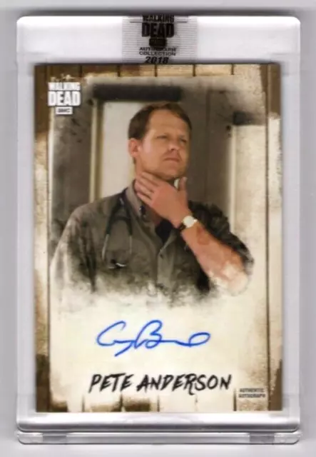 2018 TOPPS The Walking Dead Autograph Collection Corey Brill Auto Card #21/99