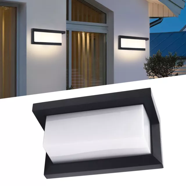 Lámpara de pared exterior moderna para exteriores LED luz de pared porche patio accesorios