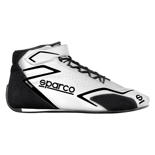 Sparco Skid Series White/White 48 Racing Shoes - 00127548BIBI