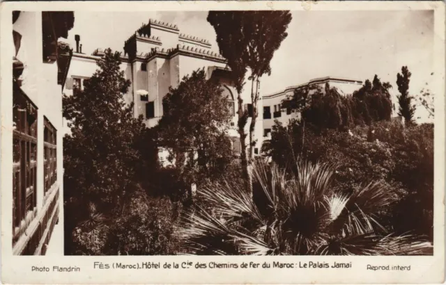 CPA AK Fez - Hotel de la Cie des Chemins de Fer du Maroc MOROC (1082771)