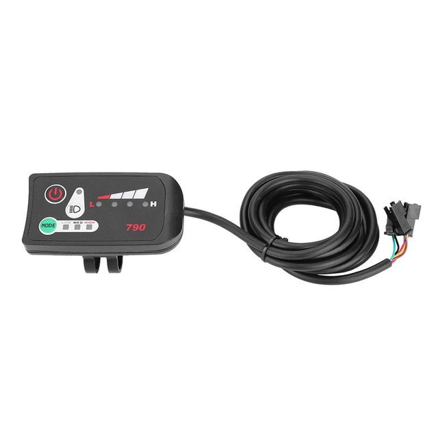 Écran LCD EN06 Pour Vélo Électrique 24V 36V 48V - Affichage Vitesse, Batterie, USB Étanché