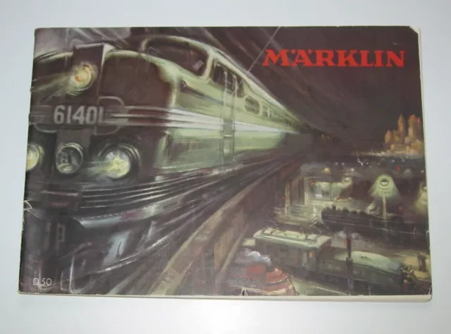 Original Märklin Katalog von 1950 mit Preisliste und Neuheiten 1951