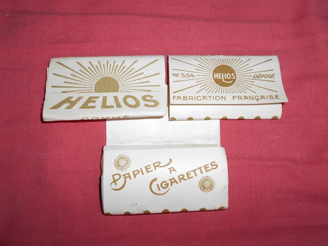 ANCIENNE FEUILLES  Rouler - Papier A Cigarettes - Tabac - Helios - Lot De  3 EUR 6,80 - PicClick FR