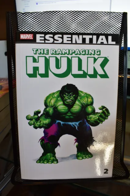 Essential Rampaging Hulk Volume 2 Marvel Deluxe TPB BRAND NEW RARE OOP Magazine
