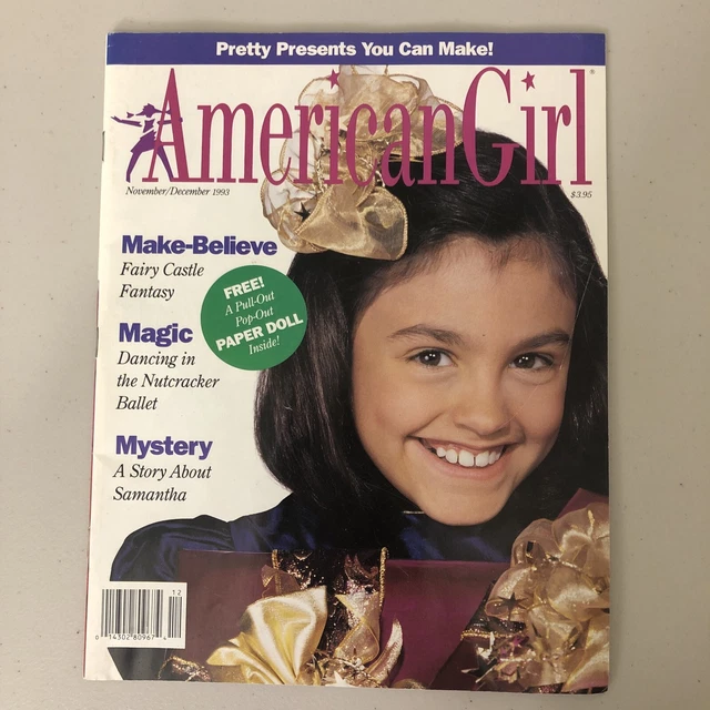 AMERICAN GIRL MAGAZINE 1993 November December Edition W Pull Out Pop