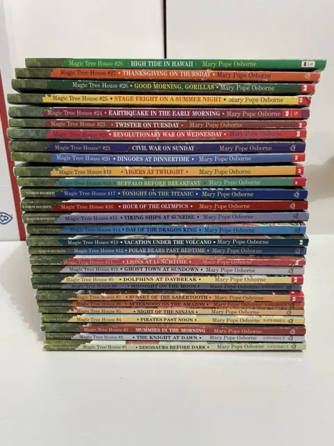 Magic Tree House Complete Set #1-28 Series Chapter books Mary Pope Osborn