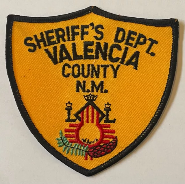 Valencia County New Mexico Sheriff's Department Vintage Shoulder Patch